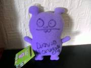 Signed Ugly Doll With Tag,  Recipt and Original Bag
